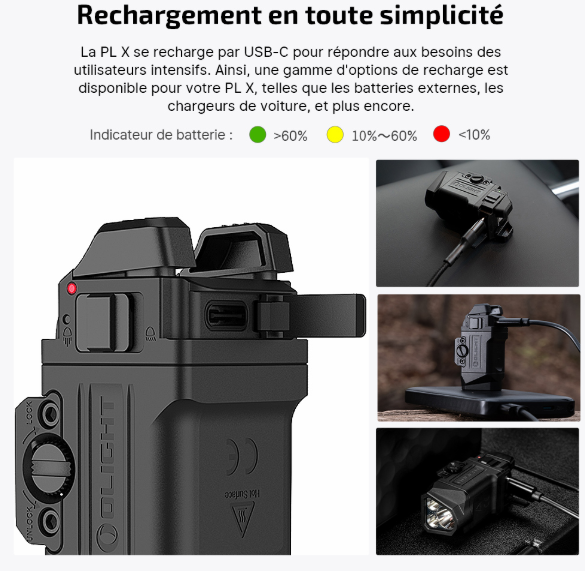 Olight PL-X éclairage Spot Flood