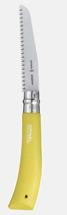 Les trois outils de jardinage du coffret Opinel.