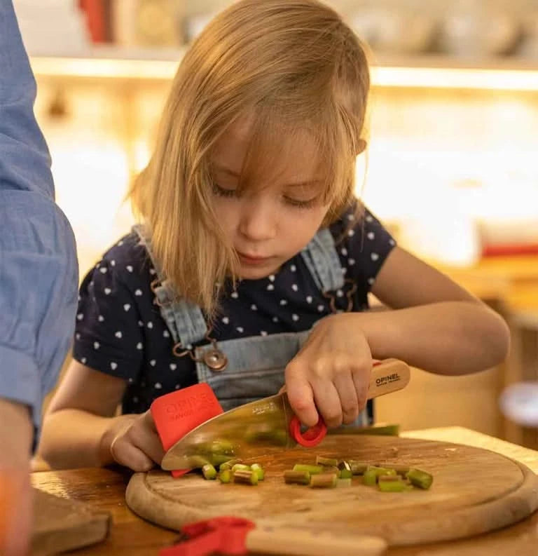 Couteau Opinel Le Petit Chef avec lame arrondie de 10 cm.