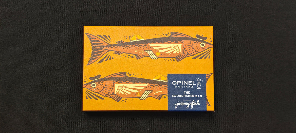 Couteau pliant Opinel N°08 Jeremy Fish The Swordfisherman.