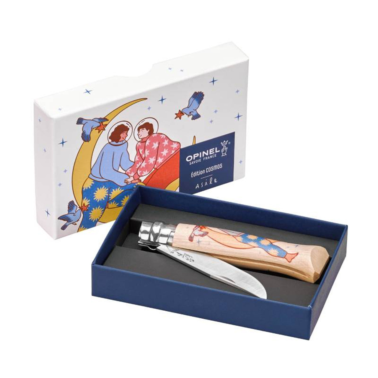 Opinel N°08 Cosmos Asile – Édition limitée numérotée