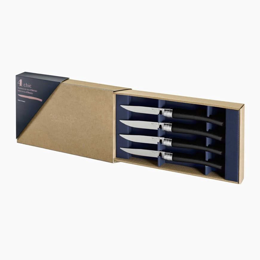 Opinel Coffret Table Chic Ebène - Coutellerie Marcin