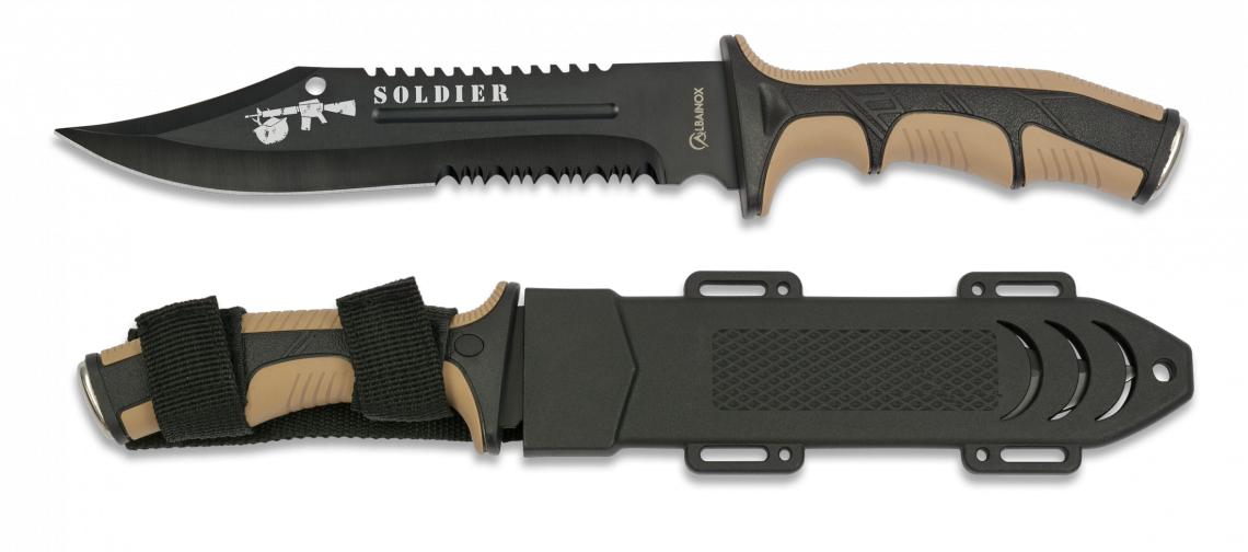 Albainox Soldier Coyote - Coutellerie Marcin