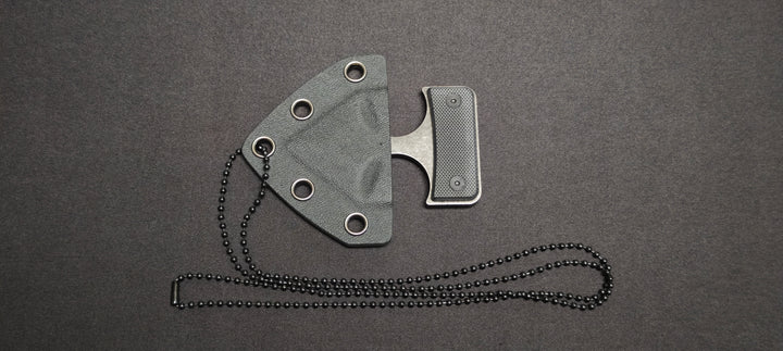 Push Dagger CobraTec Defender CBTDD2 avec lame D2 noire et manche G10