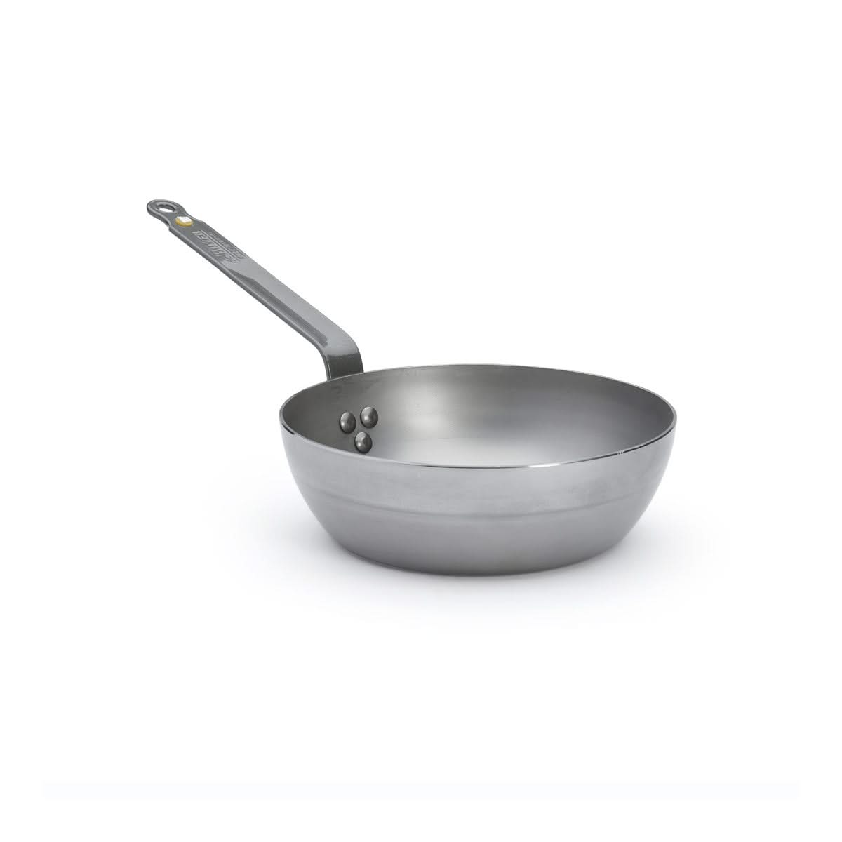 de Buyer MINERAL B 5614.24 – sauteuse en acier à bords hauts