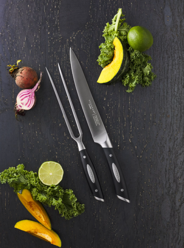 SCANPAN Classic 92901000 – fourchette inox pour rôti et viande
