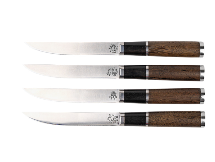 Set de 4 Couteaux à Steak – Design Keith Haring – Édition Artistique 4 pièces (Réf. 31HK200-12.4)