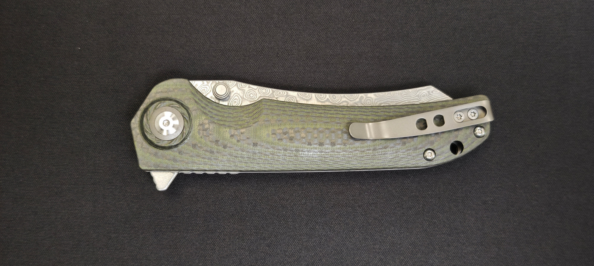 Manche G10 et fibre de carbone Shieldon Tortank