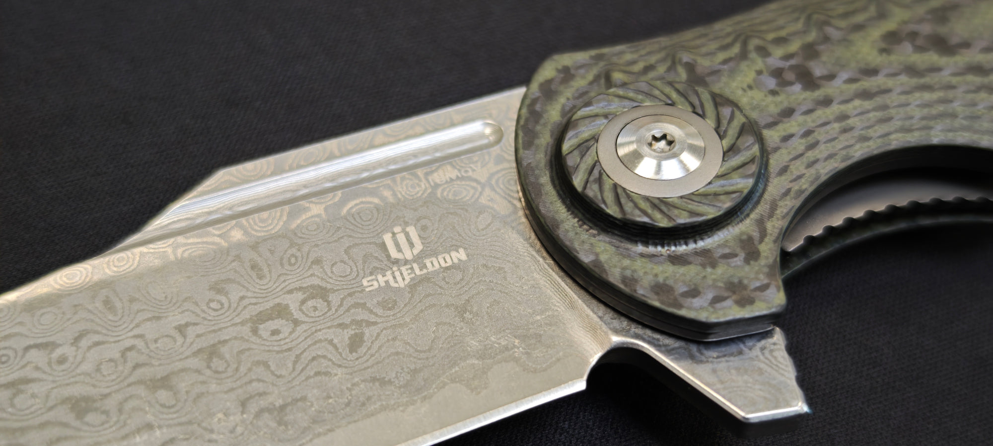 Shieldon 7093D avec lame Wharncliffe