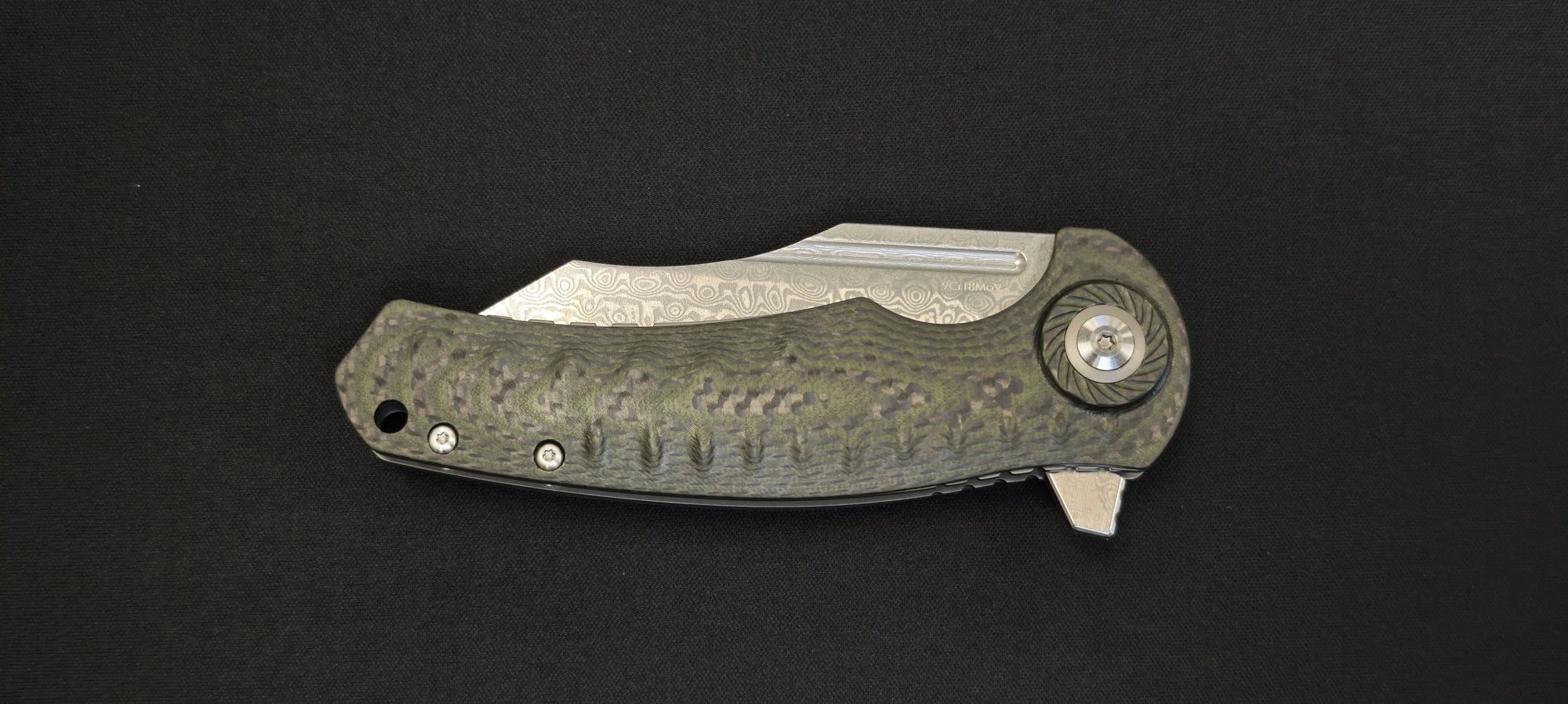 Manche G10 noir Shieldon 7093D