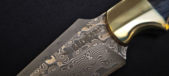 Couteau outdoor Hibben avec étui cuir