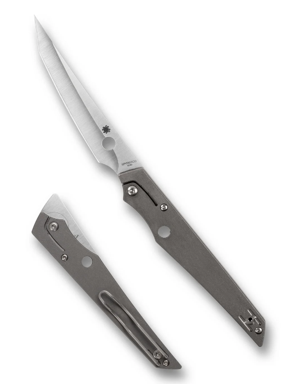 Spyderco COBOL par Paul Alexander – Couteau pliant haut de gamme en titane et acier M390