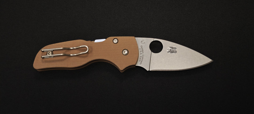 Spyderco Lil’ Native Brown G-10 – CPM-15V Sprint Run Couteau pliant Edition Limitée