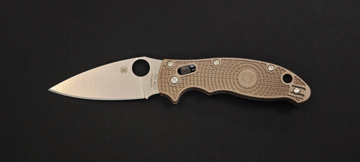 Spyderco Manix 2 Sprint Run – Édition limitée Brown G10 - C101PBN15V2