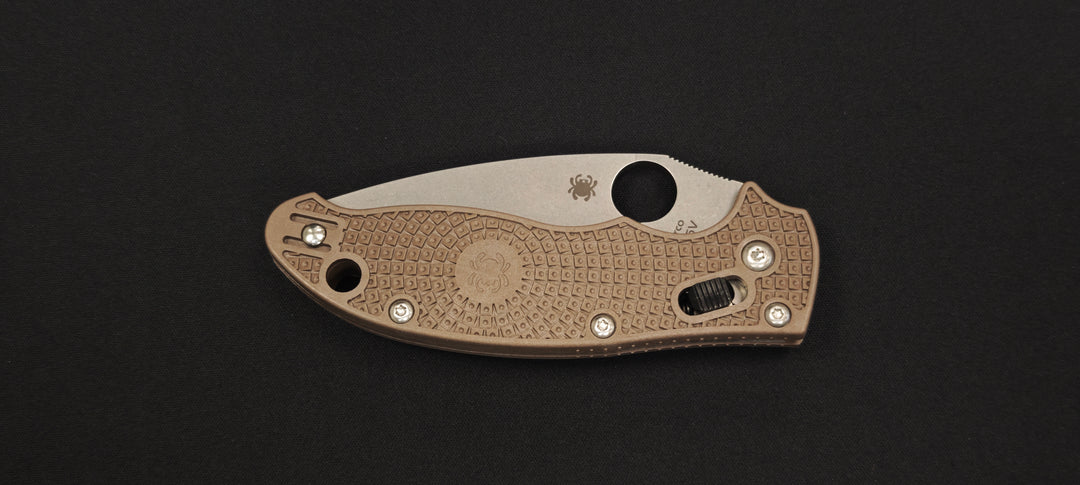 Spyderco Manix 2 Sprint Run – Édition limitée Brown G10 - C101PBN15V2