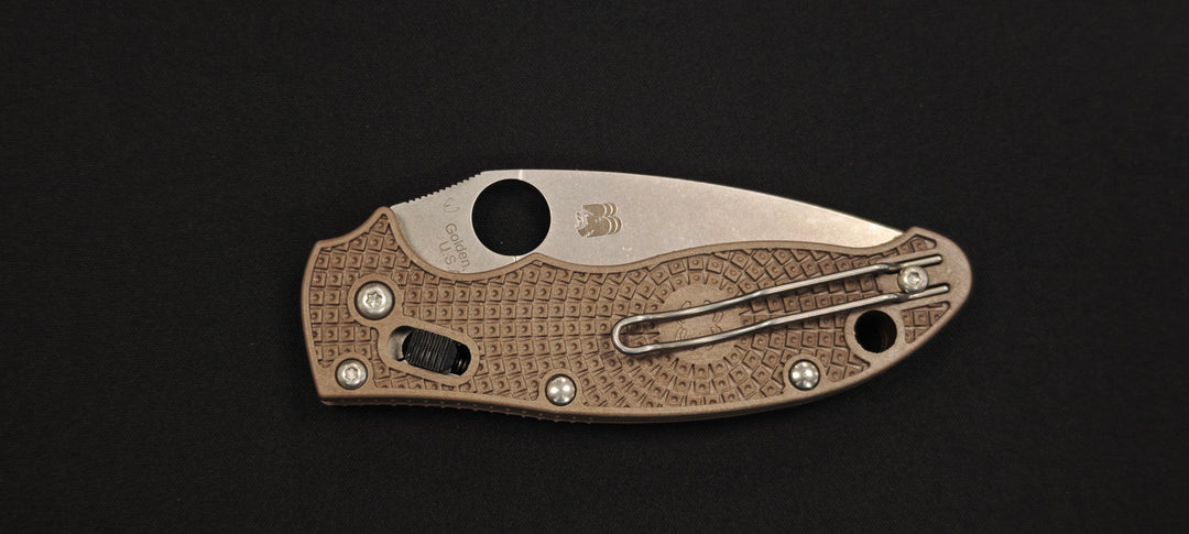 Spyderco Manix 2 Sprint Run – Édition limitée Brown G10 - C101PBN15V2