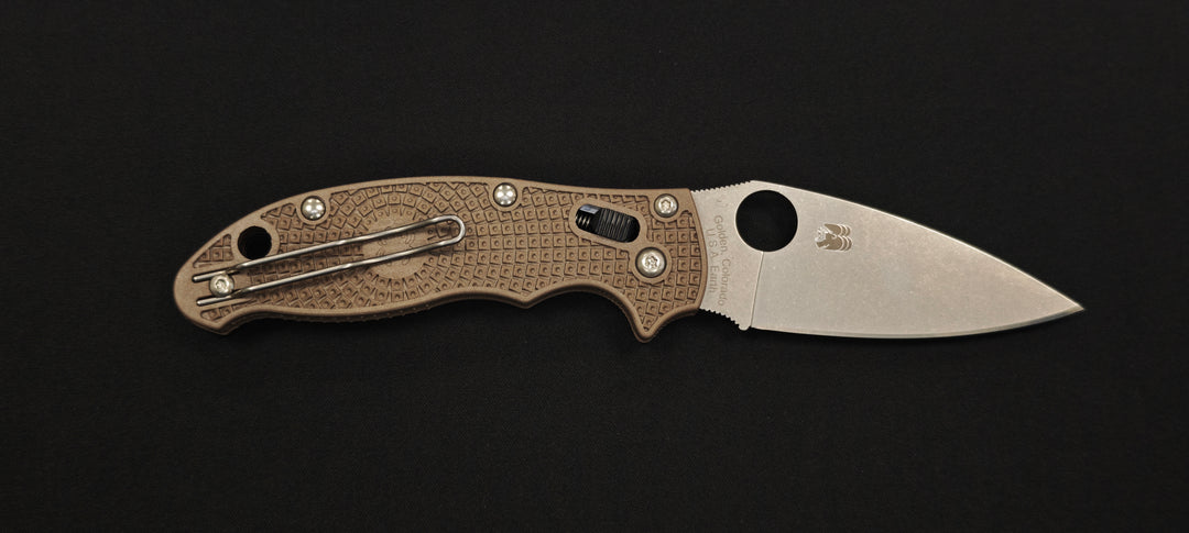Spyderco Manix 2 Sprint Run – Édition limitée Brown G10 - C101PBN15V2