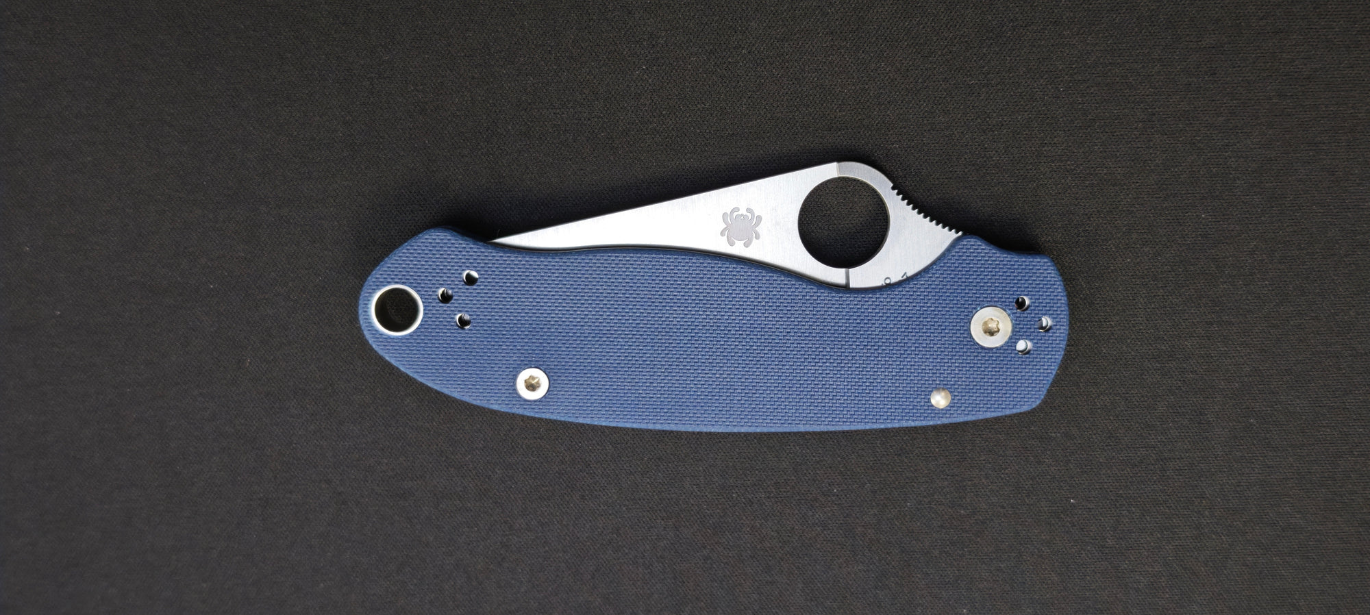 Spyderco C223GPCBL Para 3 Cobalt Blue G-10 – Couteau pliant CPM SPY27 de poche