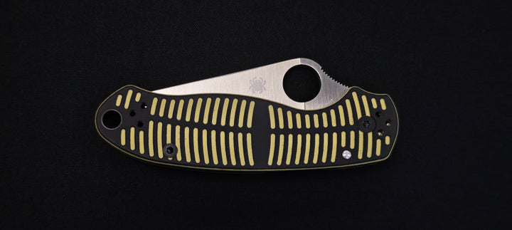 Spyderco Para 3 Salt CPM MagnaCut C223GBKYLMCP – Couteau de poche G10 Jaune/Noir