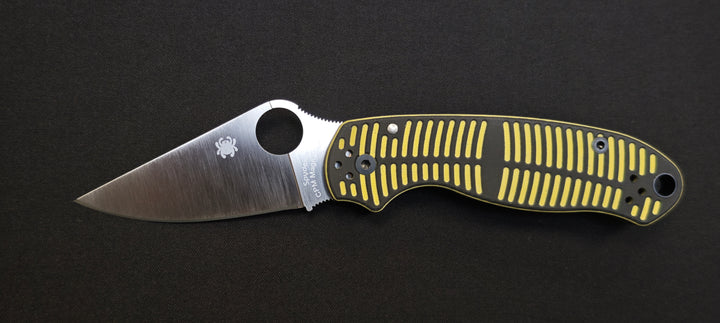 Spyderco Para 3 Salt CPM MagnaCut C223GBKYLMCP – Couteau de poche G10 Jaune/Noir