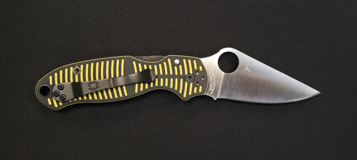 Spyderco Para 3 Salt CPM MagnaCut C223GBKYLMCP – Couteau de poche G10 Jaune/Noir