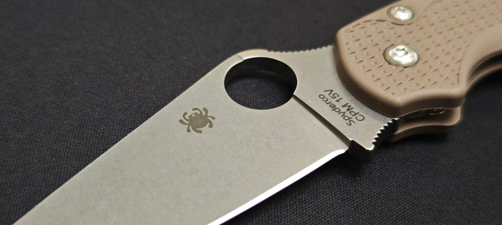 Spyderco Paramilitary 2 Lightweight manche FRN marron clair