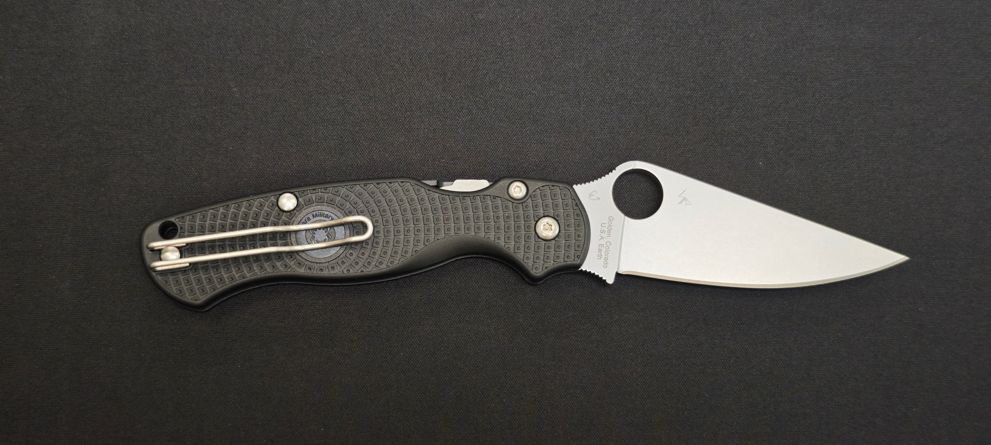 Spyderco Paramilitary 2 G1 noir coutellerie marcin 