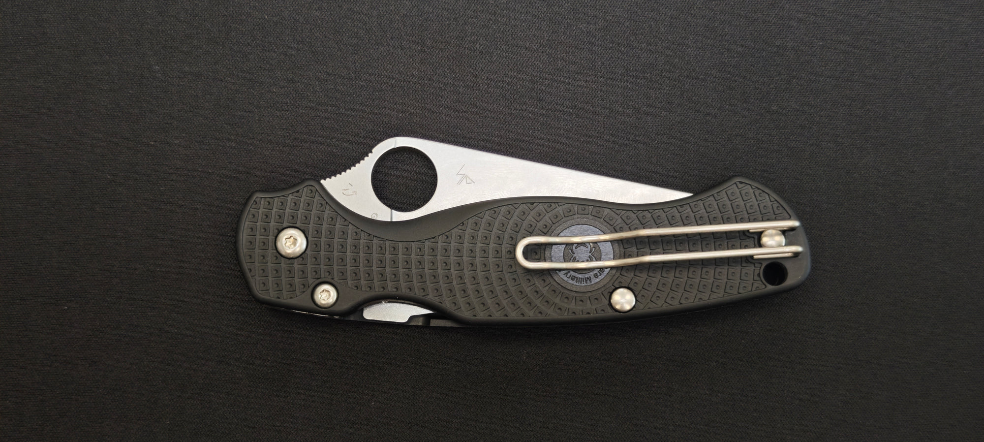 Spyderco Paramilitary 2 G1 noir coutellerie marcin et fils 