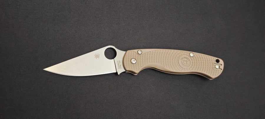 Spyderco Paramilitary 2 Lightweight CPM 15V Brown FRN Sprint Run SPC81PBN15V2
