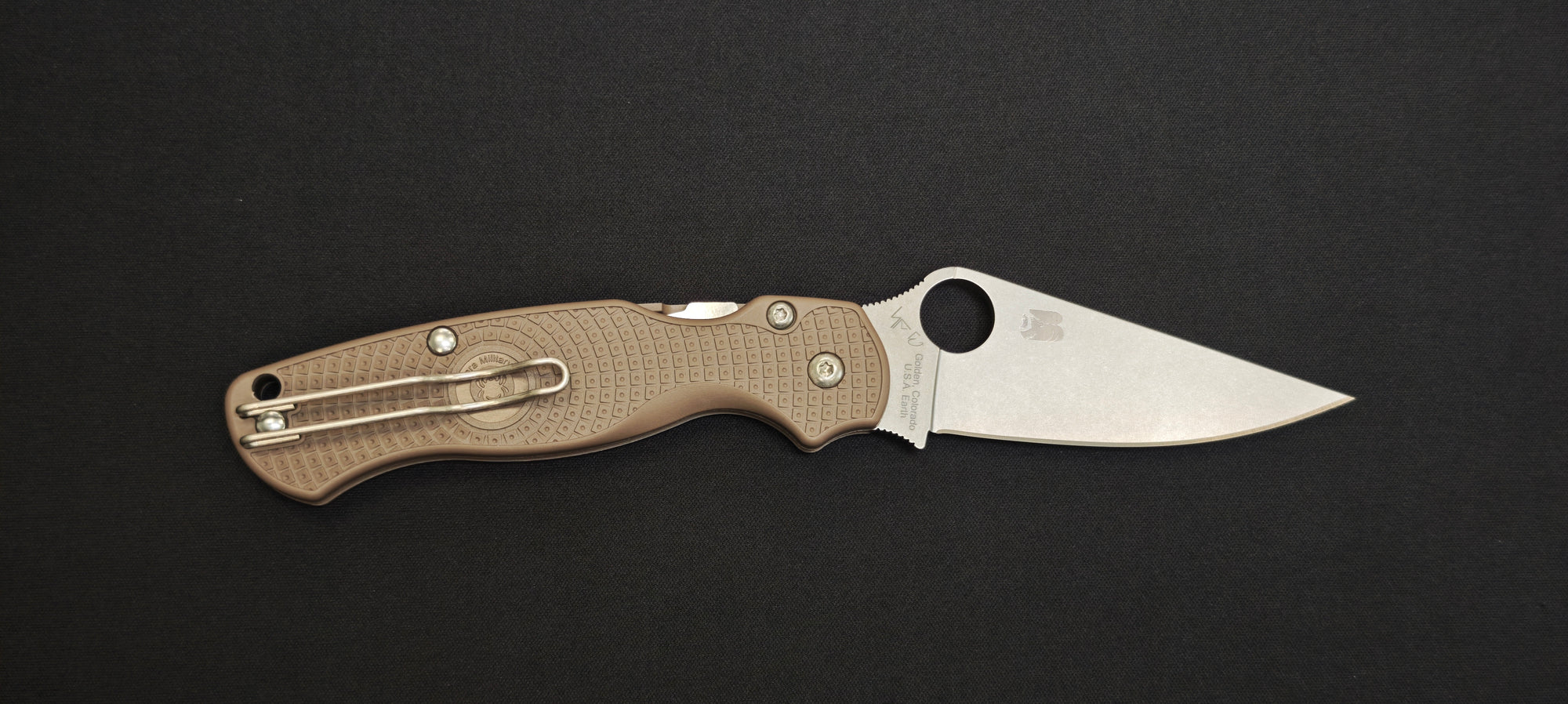 Spyderco Paramilitary 2 Brown FRN avec Compression Lock
