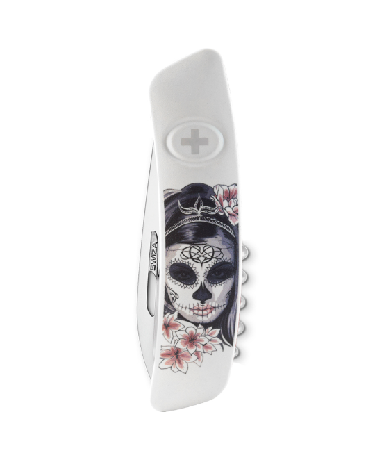Couteau Suisse Swiza D03 Senorita Blanc – Multifonction Réf. KNB.0030.H015
