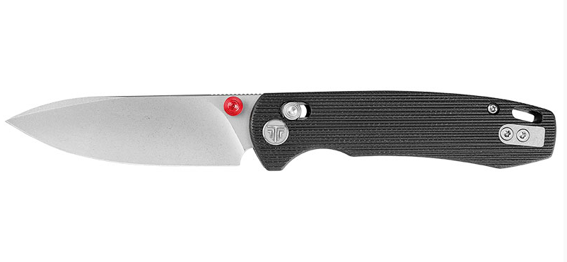 Trivisa Dragonfly-B couteau pliant EDC avec manche G10 noir.