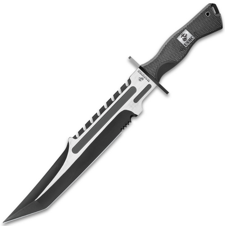 United Cutlery USMC Operation Mako UC3372 – Couteau tactique Tanto noir / acier inox