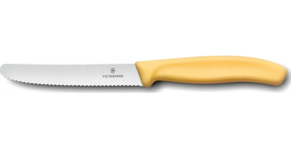 Victorinox Swiss Classic 6.7838.E120 – Couteau tomate 11 cm - Couleur lueur citronnée