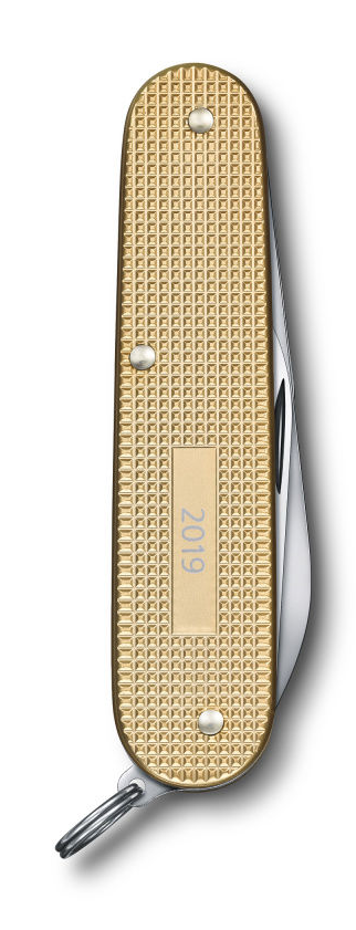 Victorinox 0.2601.L19 Cadet Alox Champagne Gold Limited Edition 2019 – Couteau Suisse Alox 9 Fonctions Champagne Gold 2019