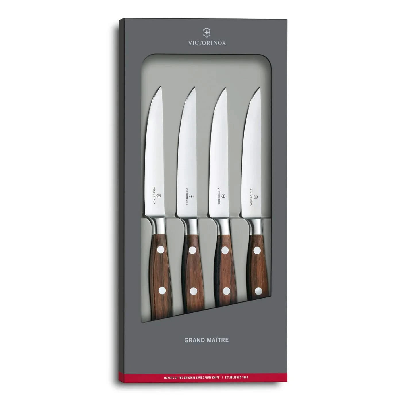 Coffret de 4 couteaux à steak Victorinox Grand Maître à manche en bois