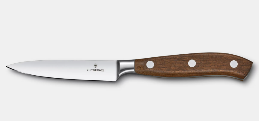 Victorinox Grand Maître 7.7200.10G – Couteau d’Office Forgé, Lame 10 cm, Manche Bois d’Érable