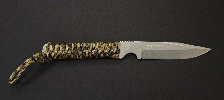 WILD TECH 4 – Couteau tactique SANDVIK 14C28N avec brise-vitre manche Paracorde & étui Kydex - 20ème anniversaire - Numéroté : 09/40