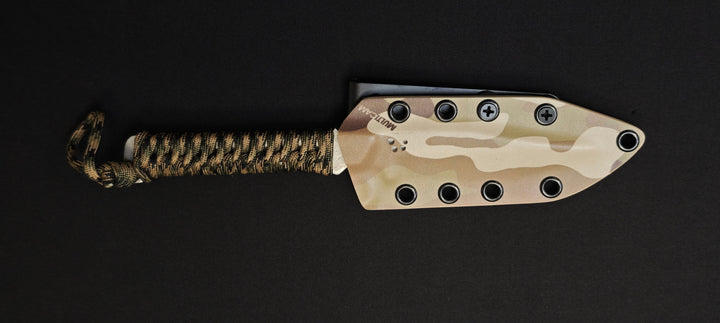 WILD TECH 4 – Couteau tactique SANDVIK 14C28N avec brise-vitre manche Paracorde & étui Kydex - 20 ème anniversaire Numéroté : 13/40