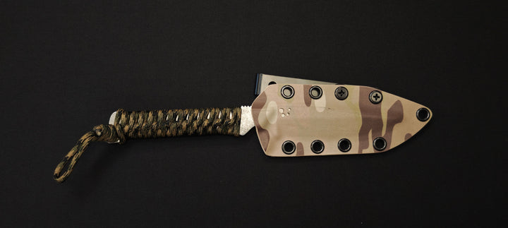 WILD TECH 4 – Couteau tactique SANDVIK 14C28N avec brise-vitre manche Paracorde & étui Kydex - 20ème anniversaire - Numéroté : 09/40