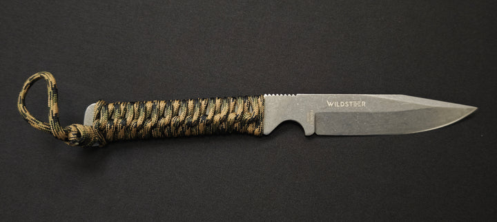 WILD TECH 4 – Couteau tactique SANDVIK 14C28N avec brise-vitre manche Paracorde & étui Kydex - 20 ème anniversaire Numéroté : 13/40