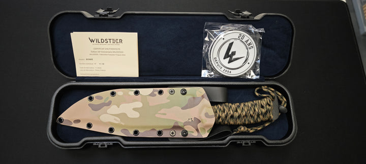 Couteau Bowie Collector 20 ans – Wildsteer Edition Limitée - Numéroté : 11/40