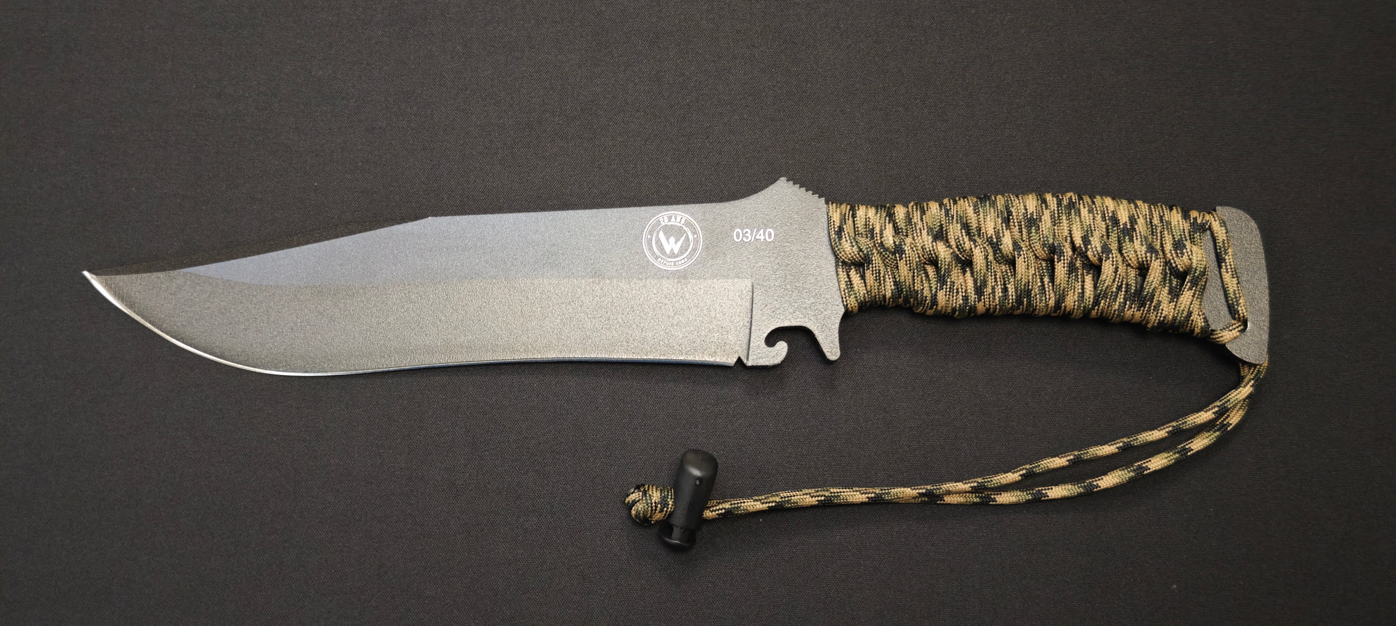 Couteau Bowie Collector 20 ans – Wildsteer Edition Limitée - Numéroté : 03/40