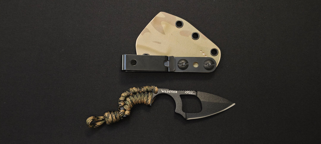 Wildsteer KRILL – Couteau Collector 20ᵉ Anniversaire, Lame Évidée et Manche Époxy - Numéro 21/40