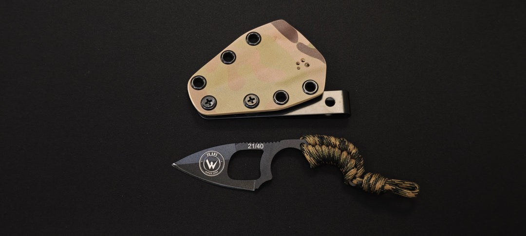 Wildsteer KRILL – Couteau Collector 20ᵉ Anniversaire, Lame Évidée et Manche Époxy - Numéro 21/40