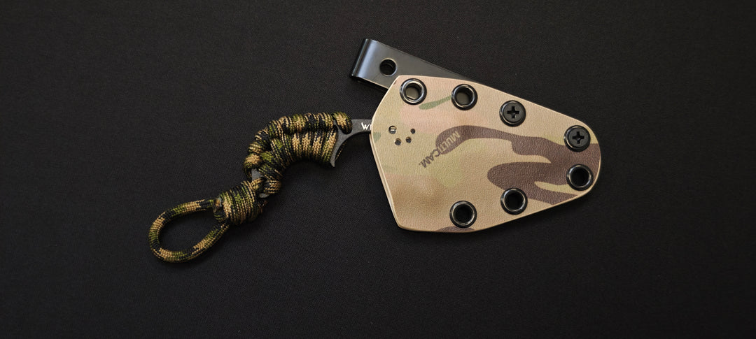 Wildsteer KRILL — couteau fixe 11,5 cm, lame 5 cm, acier 14C28N - Edition 20ème anniversaire - Série 03/40