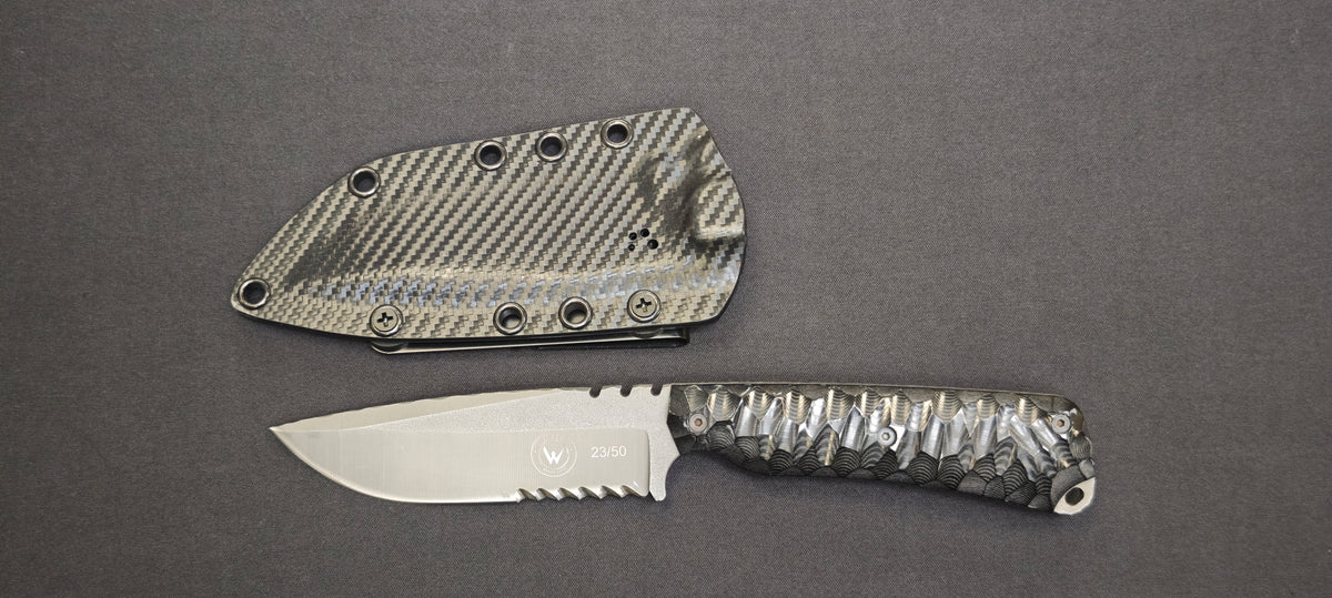 Couteau fixe Wildsteer SKELET édition limitée OSKEB13127TEK.