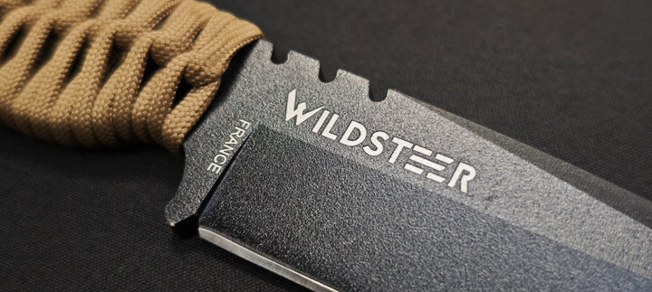 Wildsteer SKELET avec manche en paracorde coyote