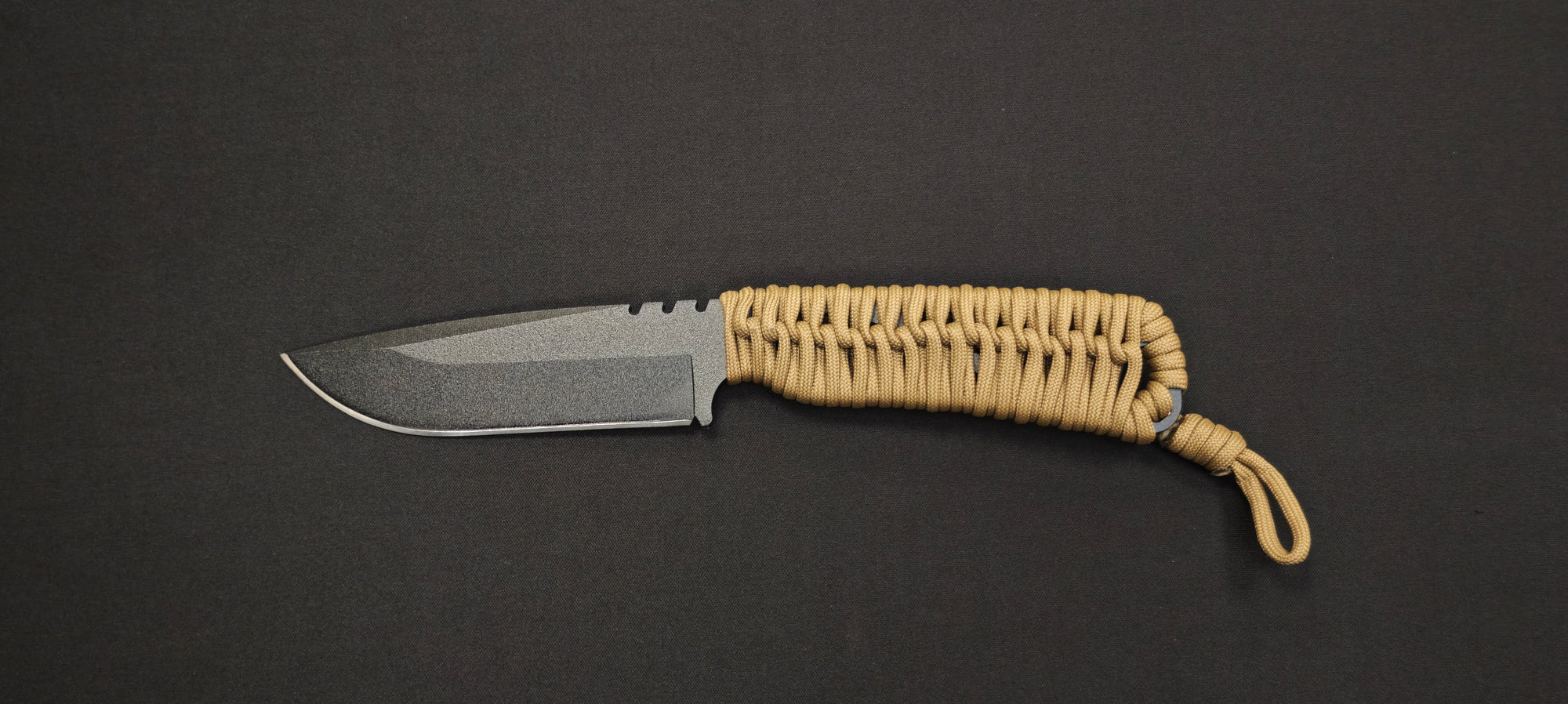 Couteau Wildsteer SKELET à revêtement noir
