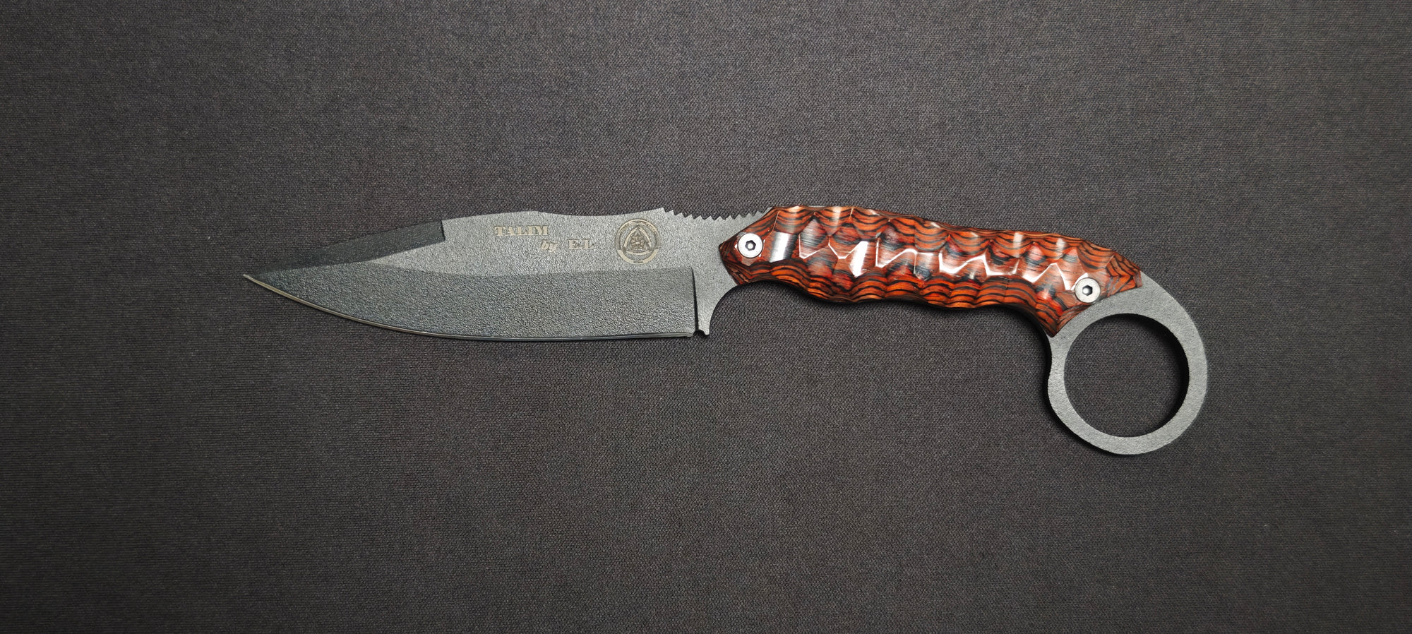Couteau tactique Wildsteer TALIM manche pakkawood cocobolo.